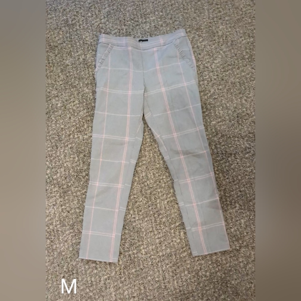 Plaid capris